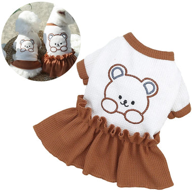Cute Bear Dog Dress 
Happy Bear Shirt